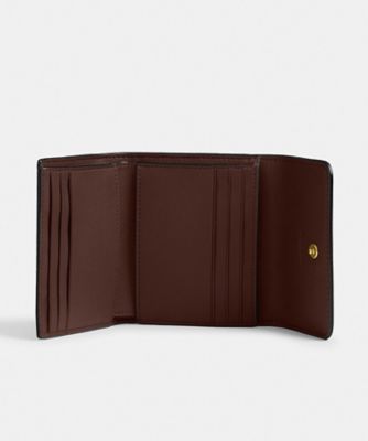 ミラ スモール フラップ ウォレット・シグネチャー キャンバス | COACH